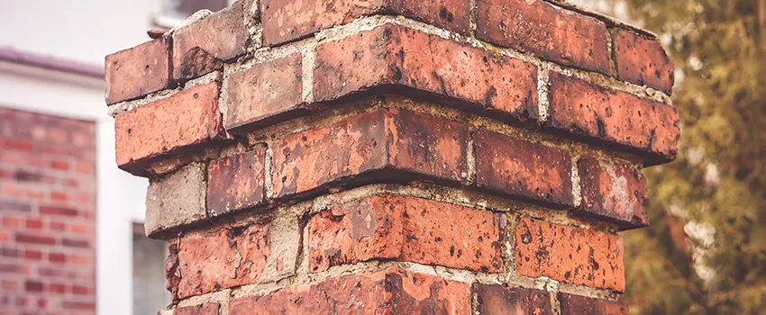 Cracked Chimney Bricks Repair Cost in North Decatur, Georgia
