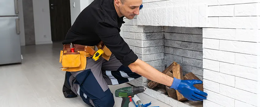 Fireplace Damaged Damper Frame Repair Services in North Decatur, Georgia