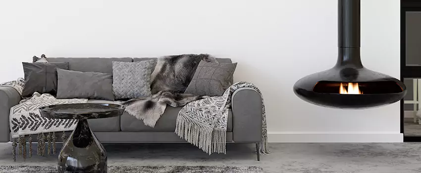 Circular Hanging Fireplace Installation Services in North Decatur, GA